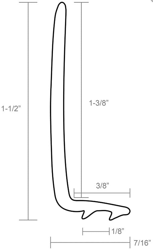 635819-Slide Out Track Flap Seal