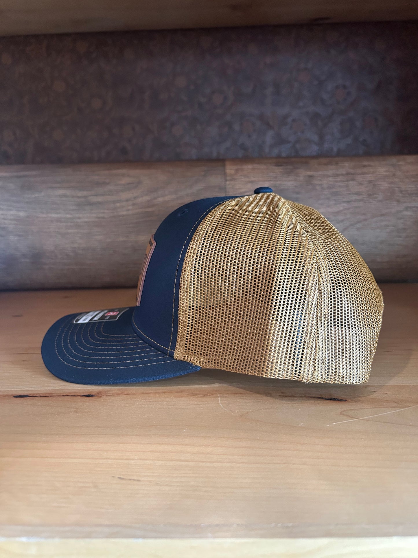 Blue/Tan Logan Coach Hat