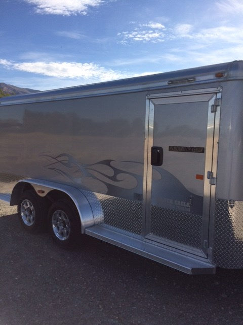Silver Eagle flame
