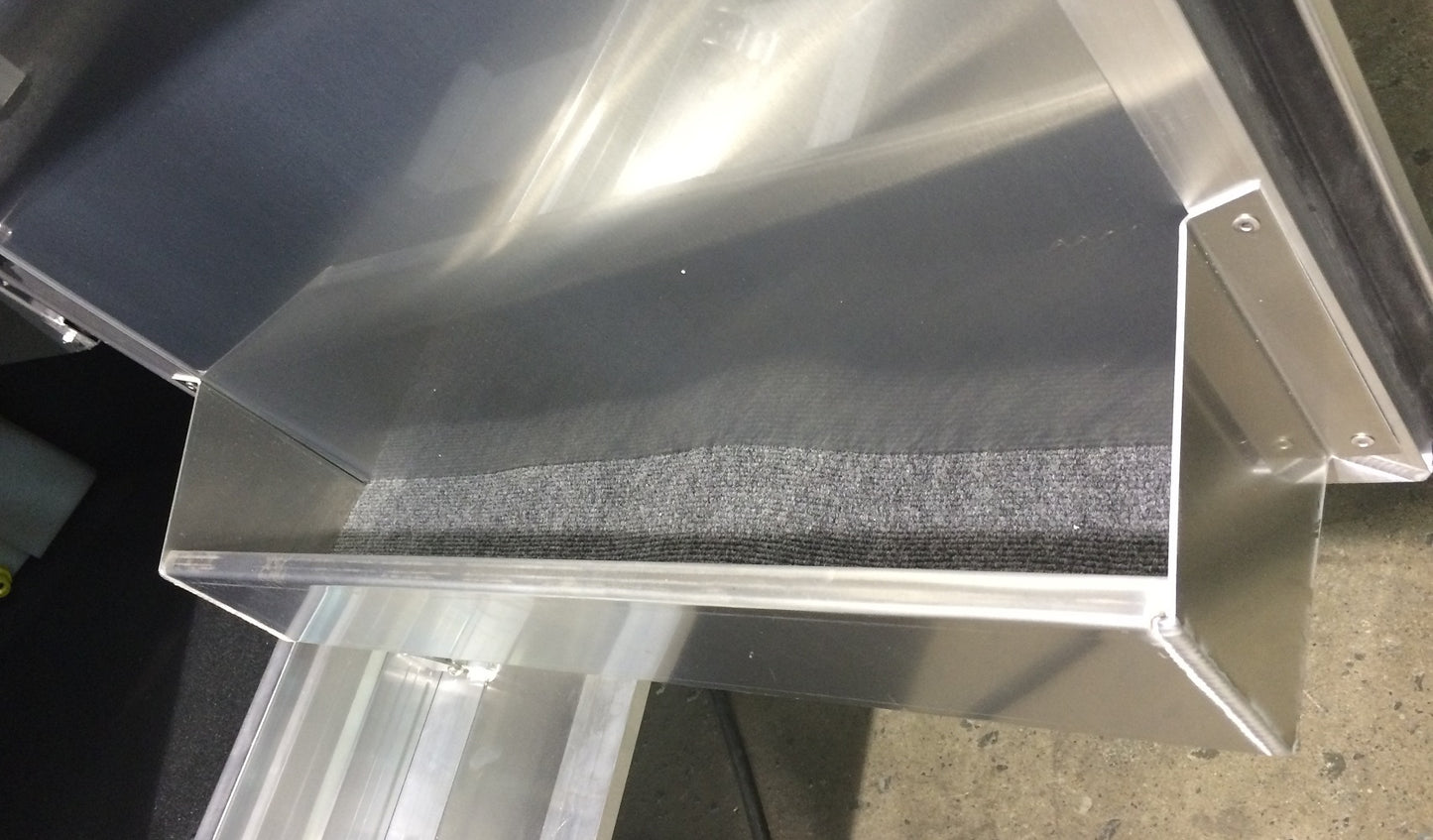 Aluminum brush boxes