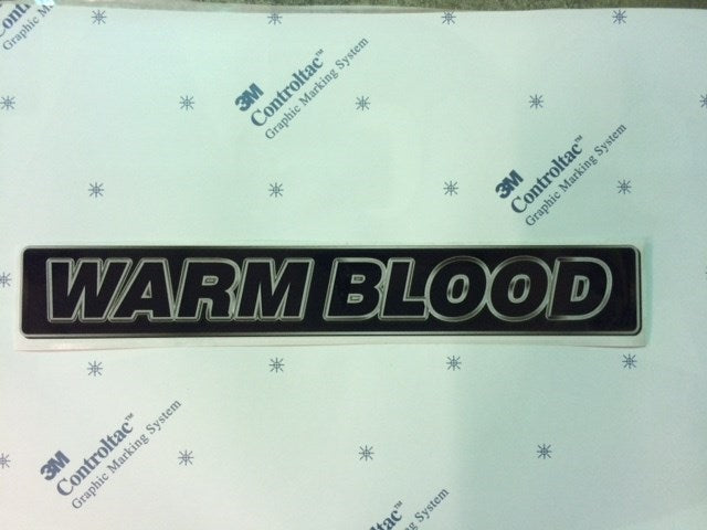 Decal: WARMBLOOD #622379