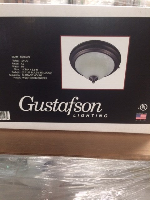 Ceiling Light Weathered Copper