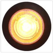 Light LED Bullet 1-1/4" Amber/Clear-624230