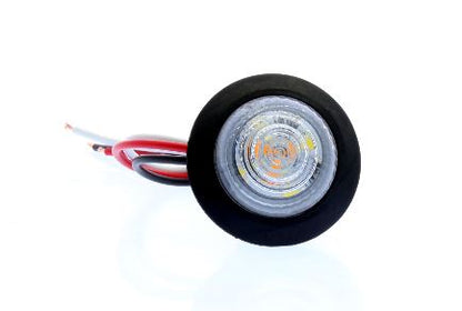 Light LED Bullet 1-1/4" Amber/Clear-624230