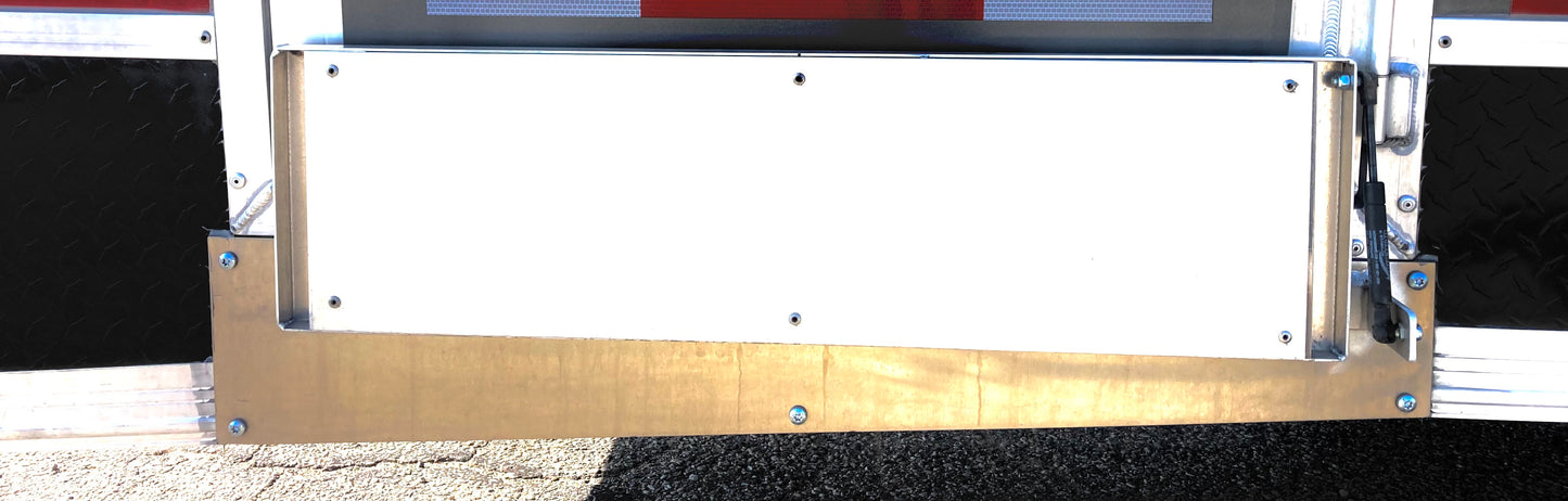 Exterior fold down steps