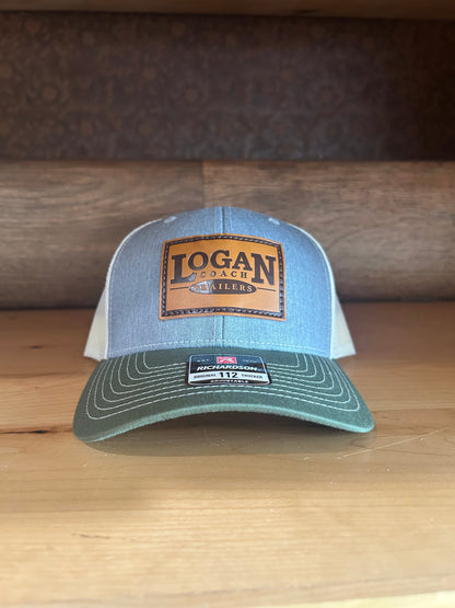 Light Gray/Green Logan Coach Hat