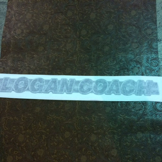 Decal: Logan Coach 20" X 2" #622386