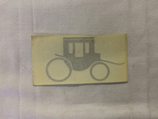 Small Carriage Decal
