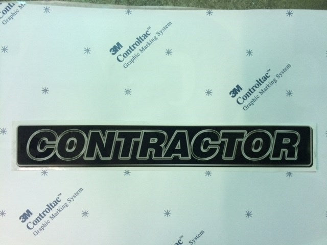 Decal: CONTRACTOR #622377