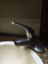 #634020 - Brushed Nickel Bathroom Faucet