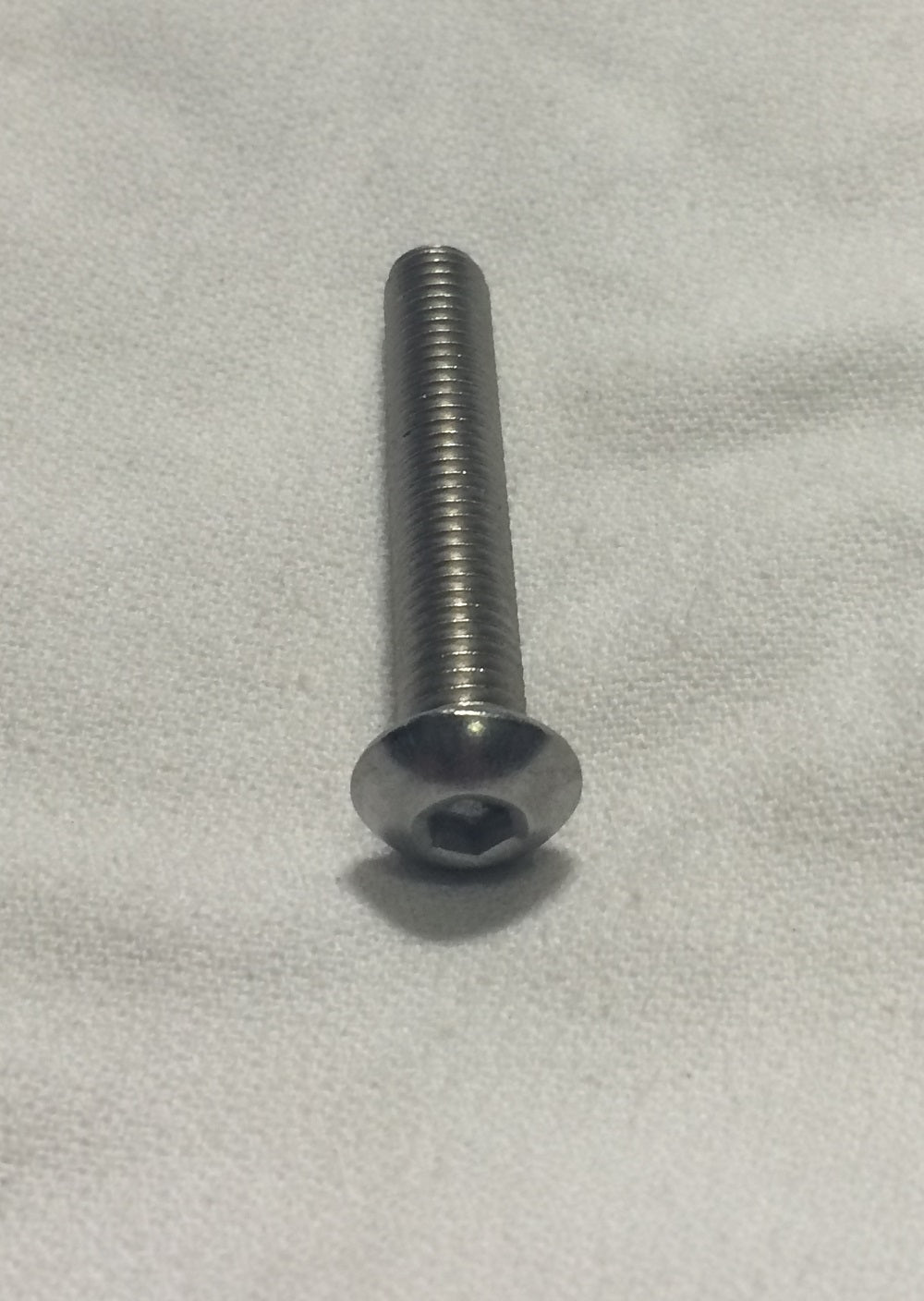 3/8" x 2 1/2" Stainless Steel Button Head Bolt