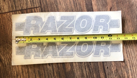 Old RAZOR Decal