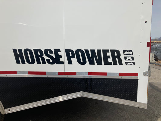 Horsepower Decal