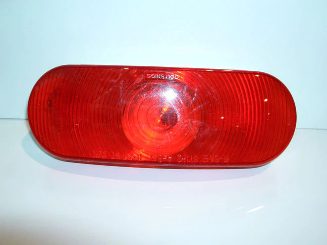 Oval rear tail lights: Non-LED and LED